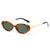 Retro-inspirierte ovale Rahmen-Sonnenbrille Brehn 1787812326