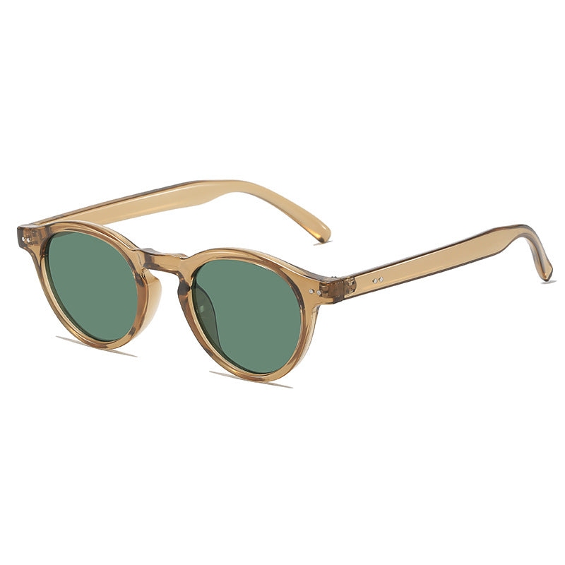 Vintage-inspirierte klare Rahmenbrille Brehn