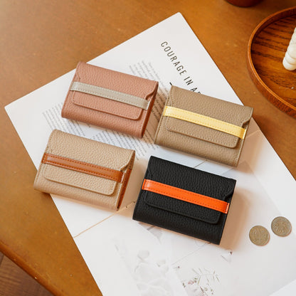 Strukturiertes Leder Kartenhalter Wallet