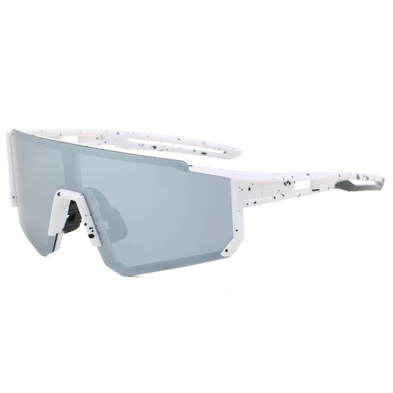 Unisex Futuristic Shield Sonnenbrille Brehn