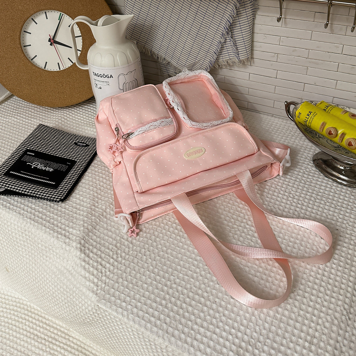 Stilvoller Mehrzweck-Muster-Rucksack Brehn