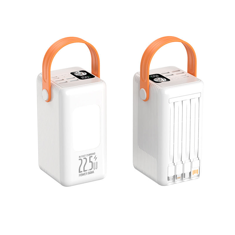 Tragbare Powerbank mit Ergonomischem Griff und Digitaler Ladeanzeige Brehn