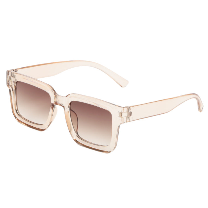 Damen Modische quadratische Sonnenbrille mit soften Linien Brehn