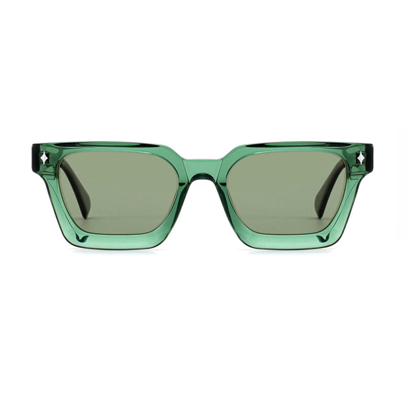 Damen Sonnenbrille im modernen Design mit breitem Rahmen und hochwertigem UV-Schutz Brehn