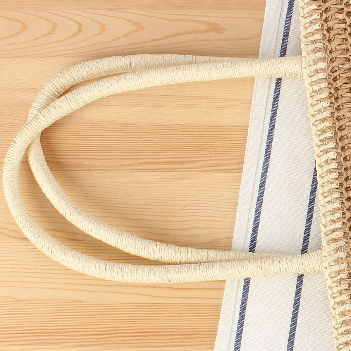 Geräumige Strandschultertasche Aus Handgewebtem Material Brehn