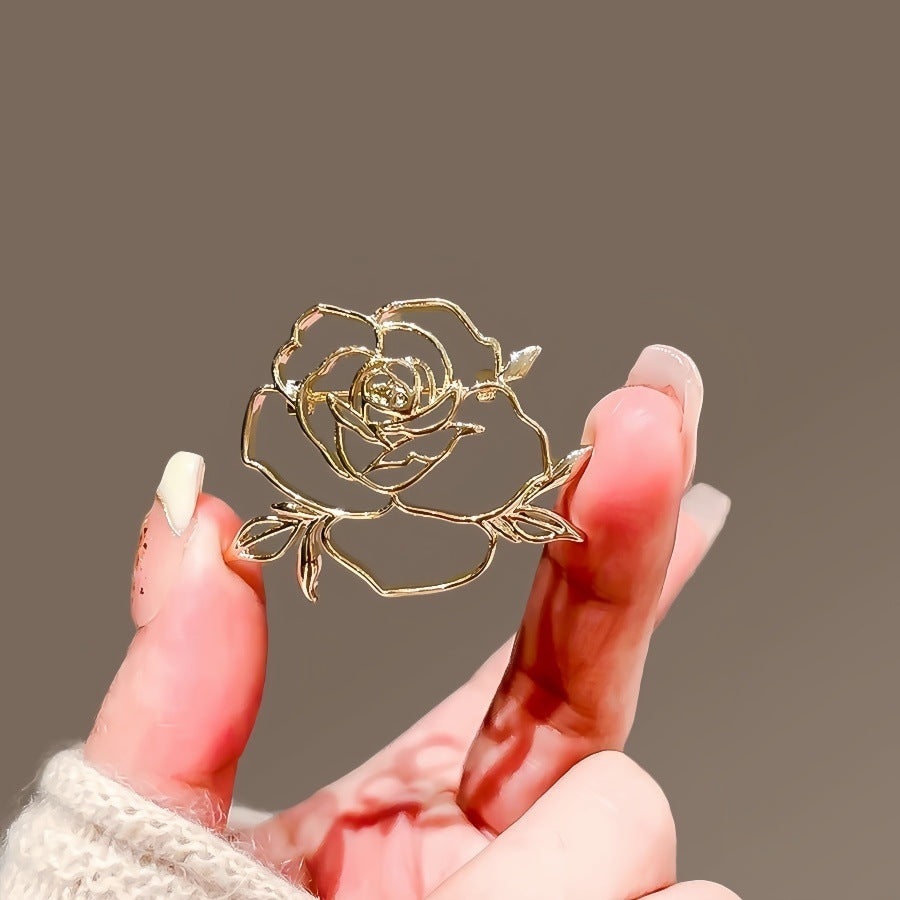 Elegante Rosé Brosche Brehn