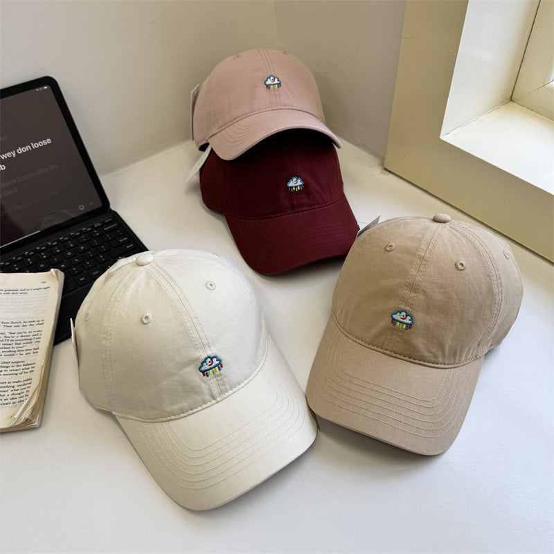 Frauen Bestickte Baumwolle Dad Hat Brehn