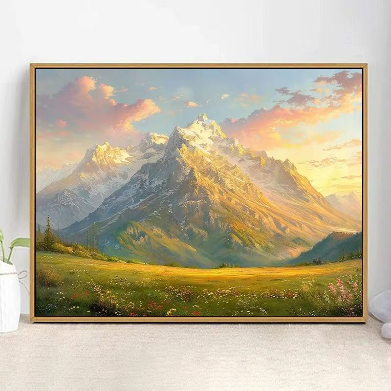 Majestic Mountain Landscape Kunstdruck Brehn