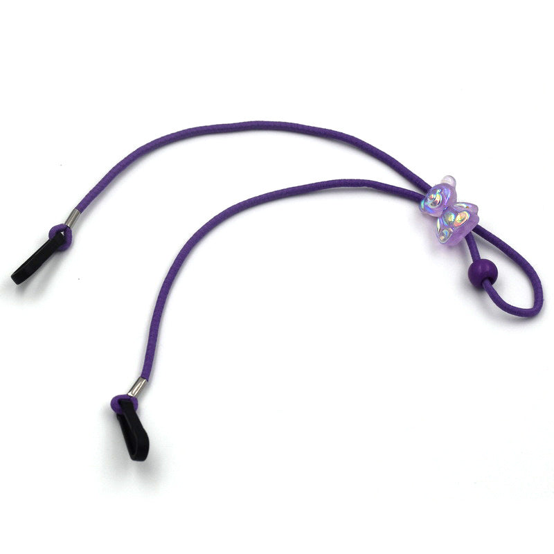 Verstellbarer Brillenhalter mit Perlendetail Brehn