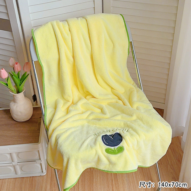 Kuscheldecke mit fröhlichem Pflanzenmotiv Brehn