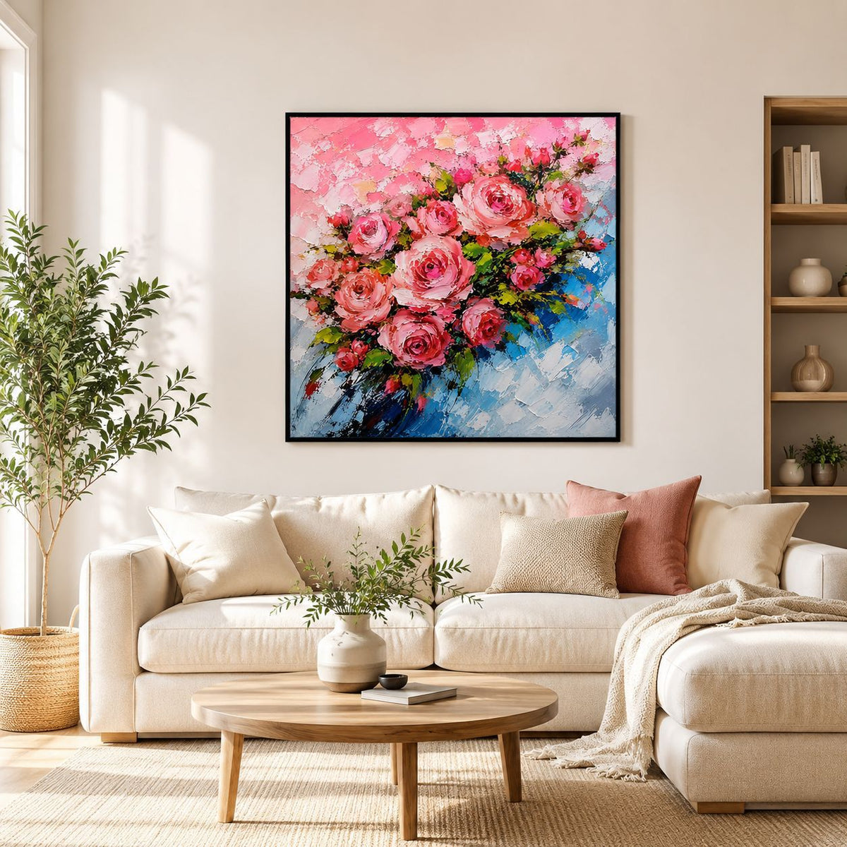 Floral Acryl Wandkunst