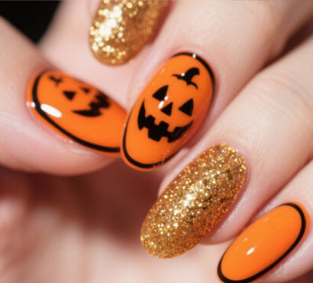 Festive Halloween Nagelkunst Verbesserungen Brehn