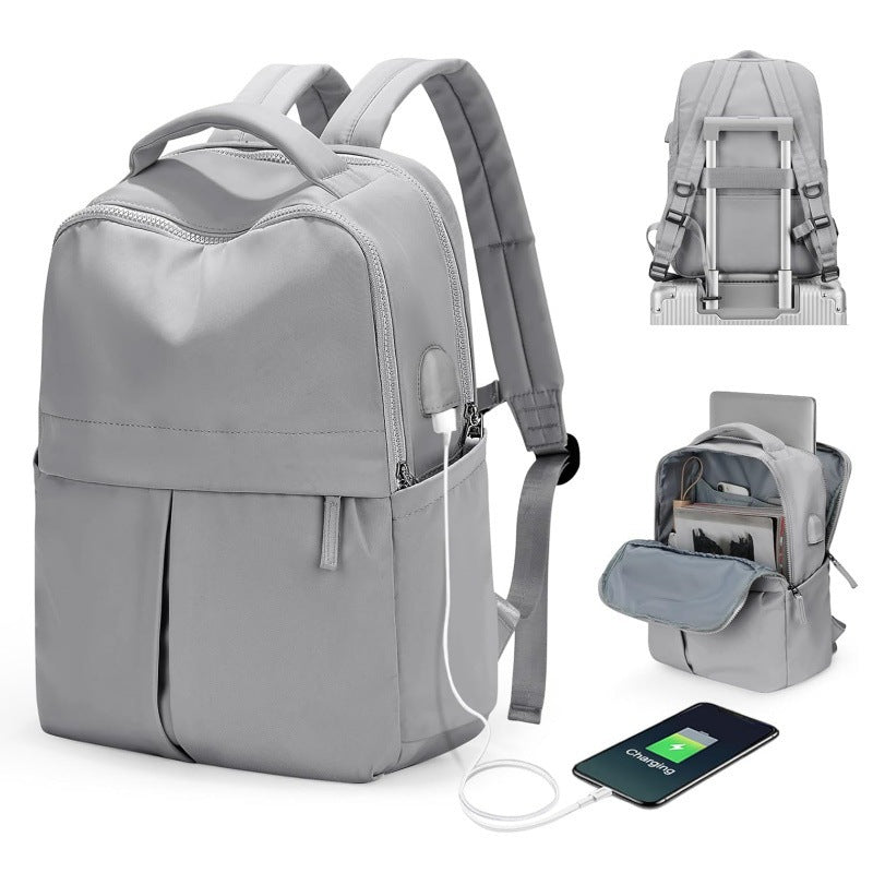 Multifunktionaler Laptop-Rucksack mit Usb-Anschluss und Vielseitigen Fächern Brehn