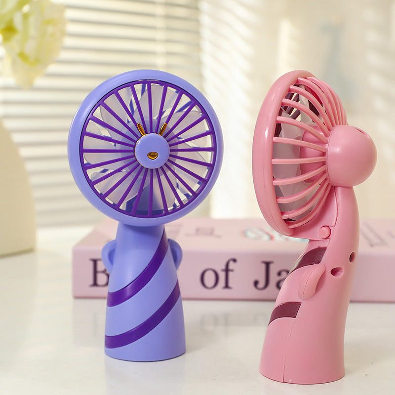 Damen Tragbarer Handventilator mit ergonomischem Griff und süßem Tierdesign Brehn