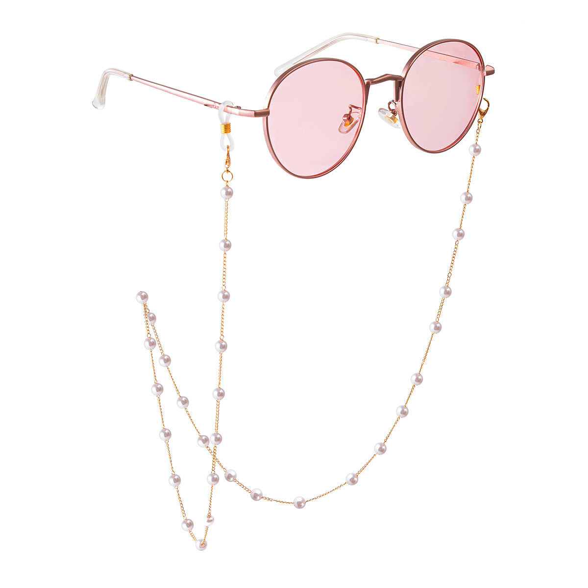 Elegante Perlenketten Brille Brehn