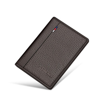 Herren RFID-blockierende Lederkartenhalter