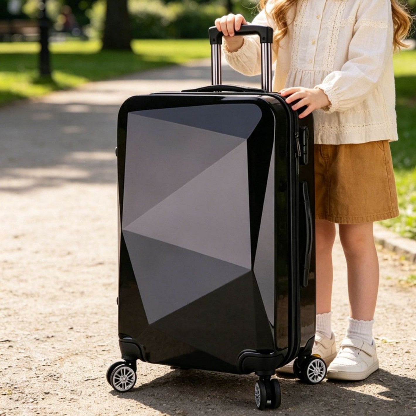 Unisex Leichte Texturierte Hartschalen-Rollgepäck Brehn