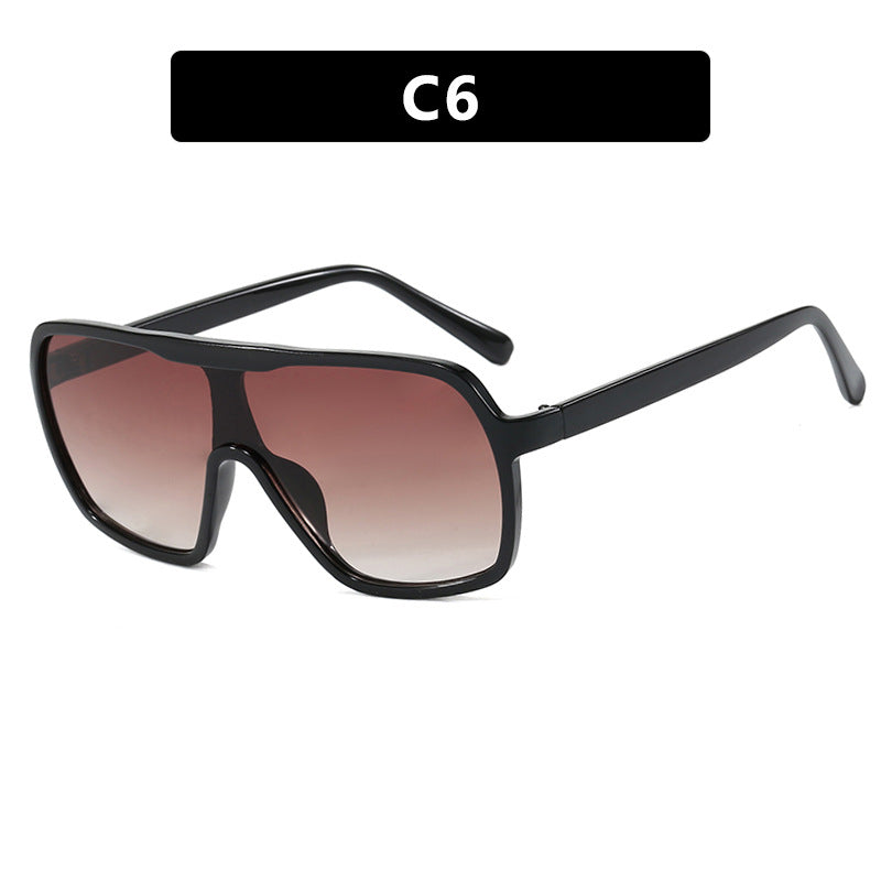 Damen oversized Sonnenbrille mit breitem Rahmen Brehn