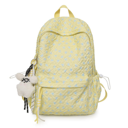 Gestepptes Blumenmuster Rucksack Brehn