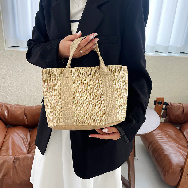 WoEco-Freundliche Strohtasche Strand Brehn