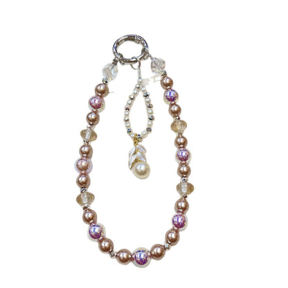 Elegante Perlenbesetzte Charm-Halskette Brehn