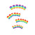 Gestreifter Gradient Nail Art Set Brehn