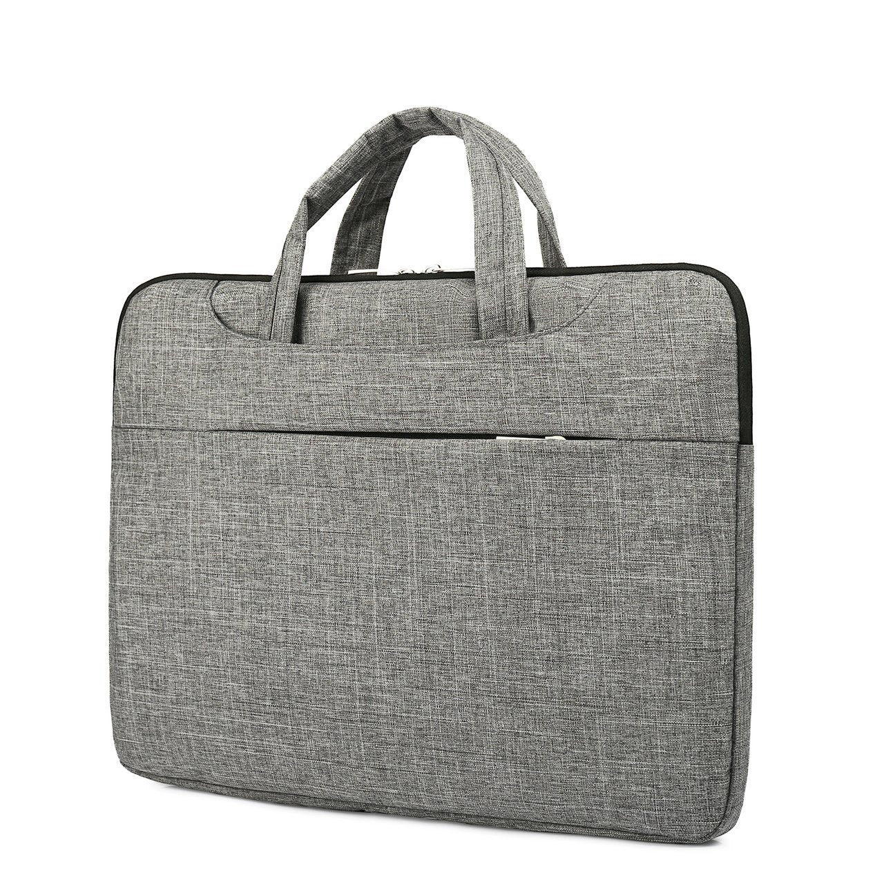 Gepolsterte Laptop-Tasche mit Doppelteilen Brehn