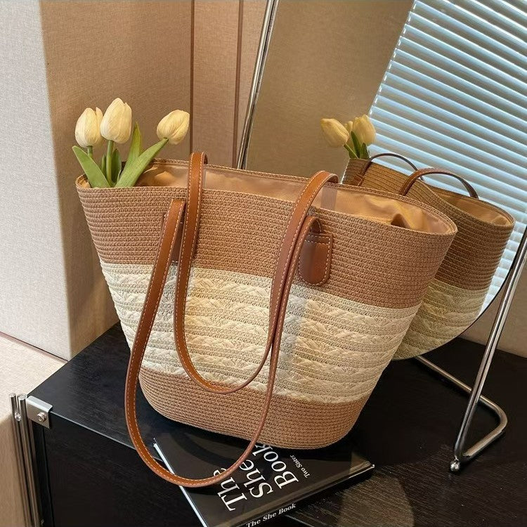 Elegante Strohtasche Brehn
