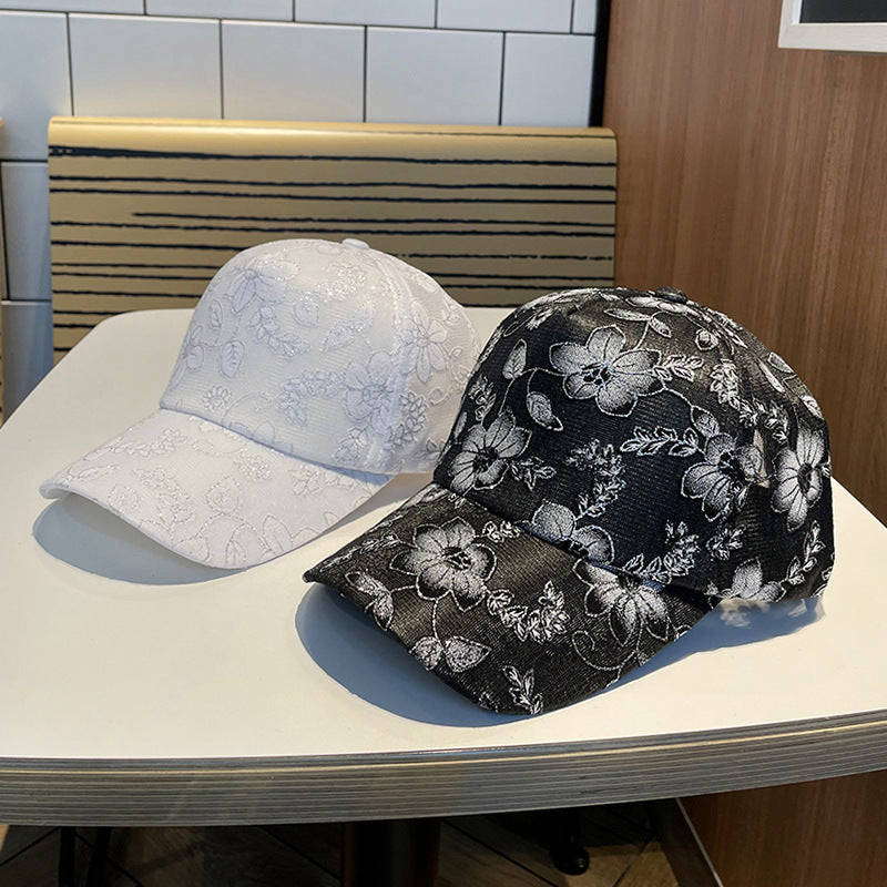 Damen Floral Gestickte Baseballmütze Brehn