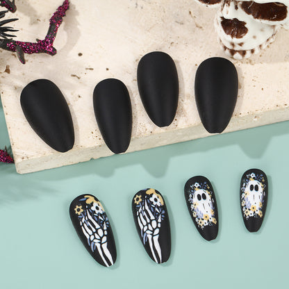 Kunstnägel mit Halloween-Motiven Brehn