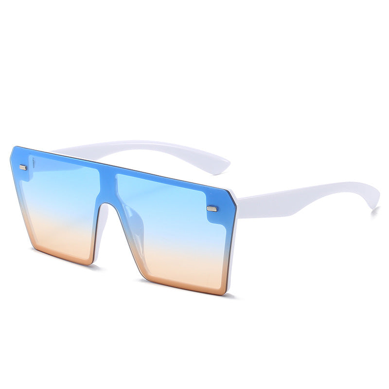 Damen Oversized Sonnenbrille im futuristischen Design Brehn