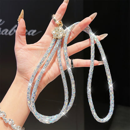 Funkelnde Kristall Charm Brillenband Brehn