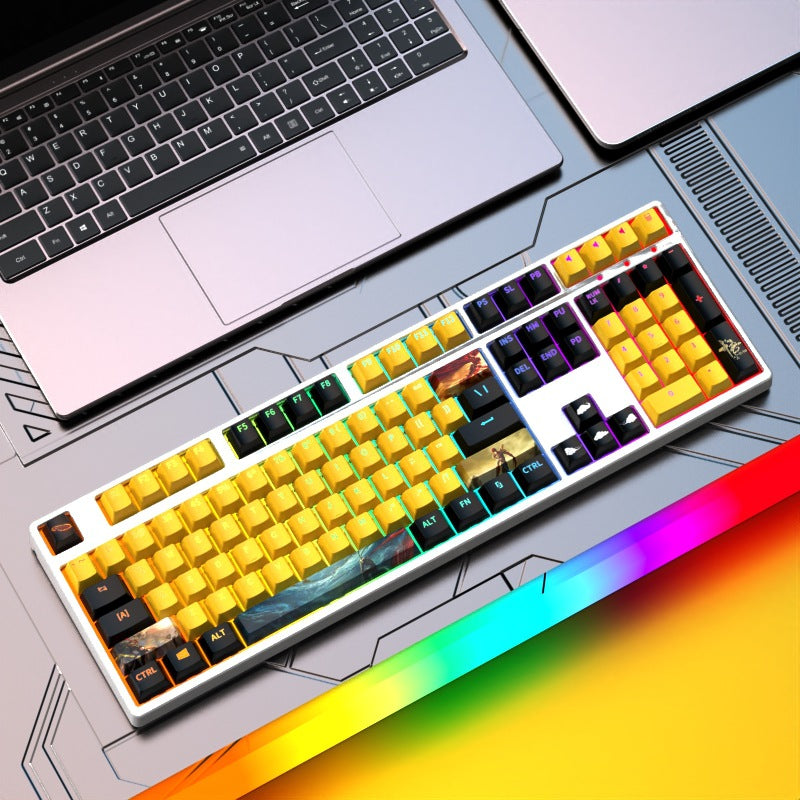 Custom Gaming-Tastatur mit RGB-Hintergrundbeleuchtung Brehn