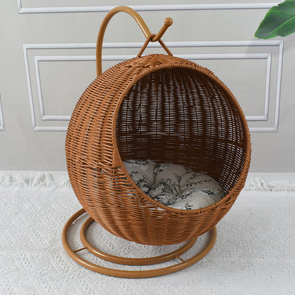 Hängender Rattan-Schaukelstuhl Brehn