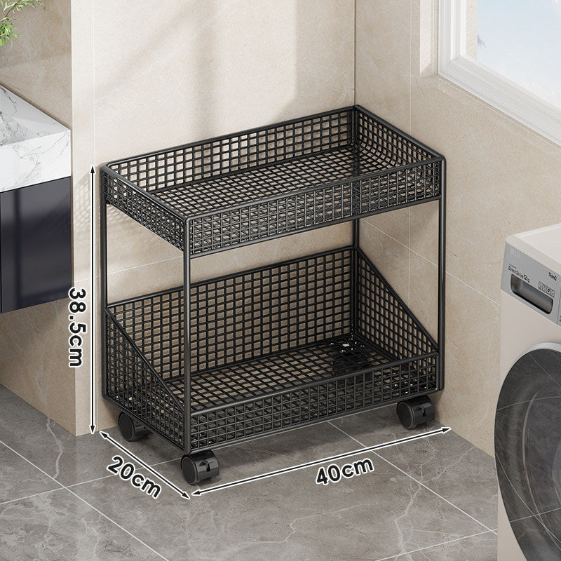 Kompakte dreistufige belüftete Metallgitter-Organizer-Regal für Arbeitsplatte und Schrank