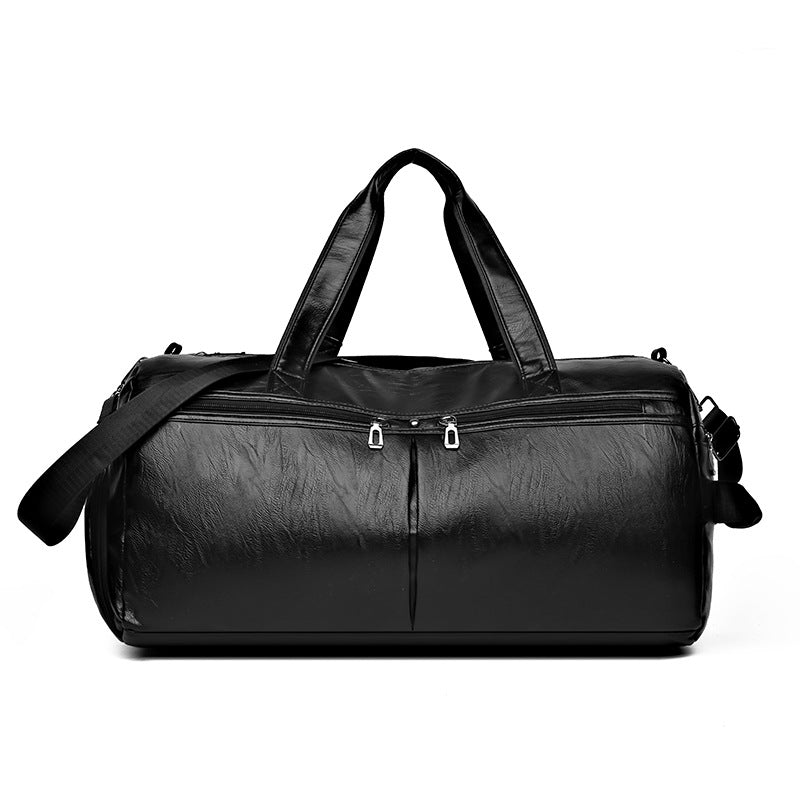 Premium Faux-Leder Übernachtung Duffel Tasche Brehn