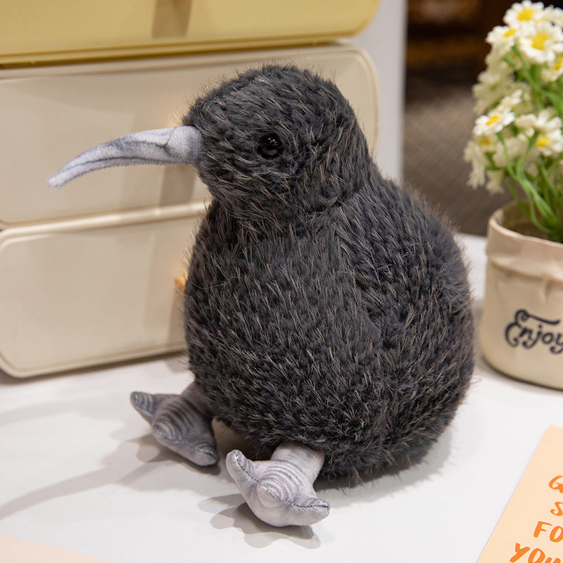 Realistisches Plüsch Kiwi Vogel Stofftier mit gewichtetem Boden und ultra-weichem Fell Brehn