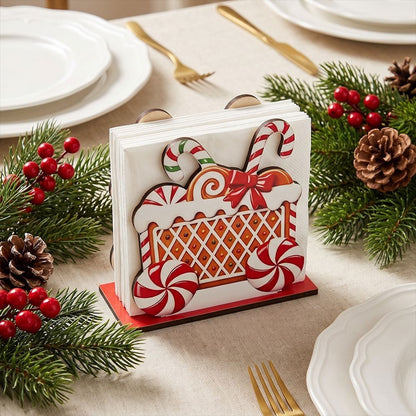 Weihnachtsdeko mit Lebkuchenhaus Motiven Brehn