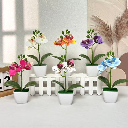 Lebensechte dekorative Orchideenpflanze für die Wohnkultur