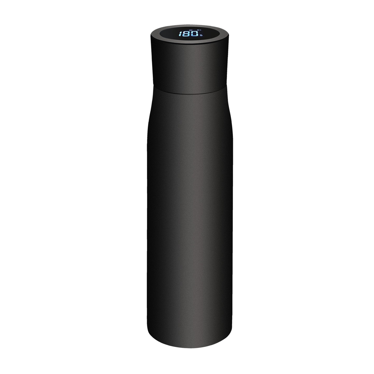 Unisex nan vakuumisolierte Edelstahl-Trinkflasche mit schlankem ergonomischem Design und auslaufsicherem Schraubverschluss Brehn