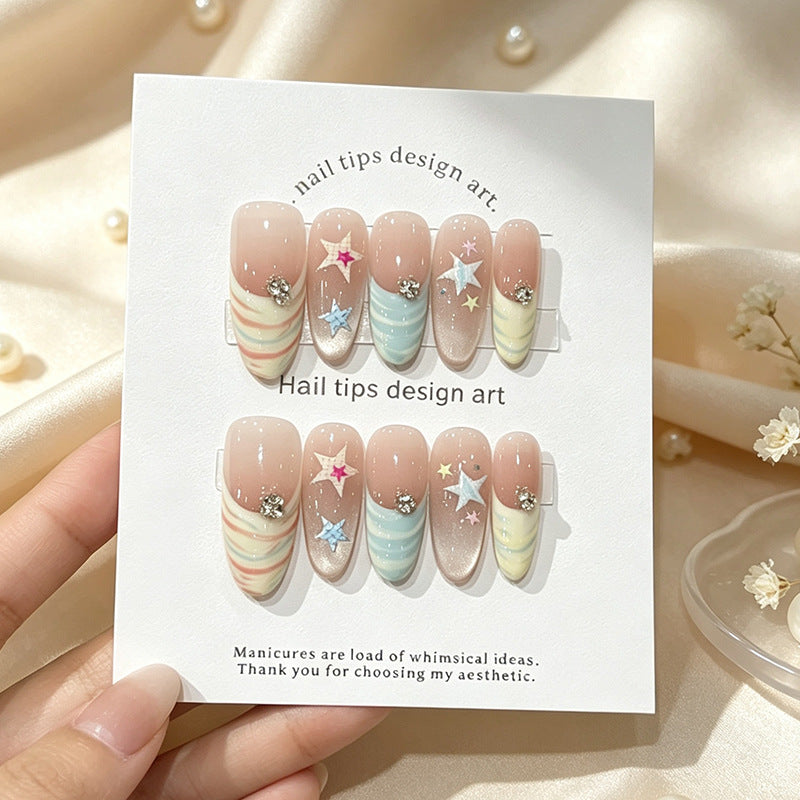 Verspielt Nagelkunst Press-On Set Brehn