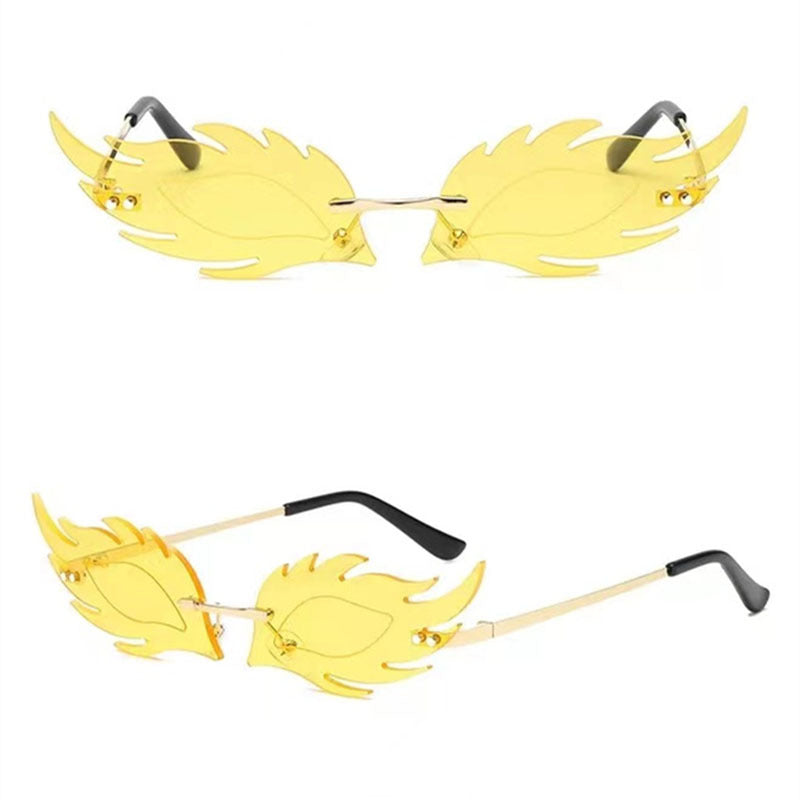 Fashion Statement Blatt Design Sonnenbrille Brehn