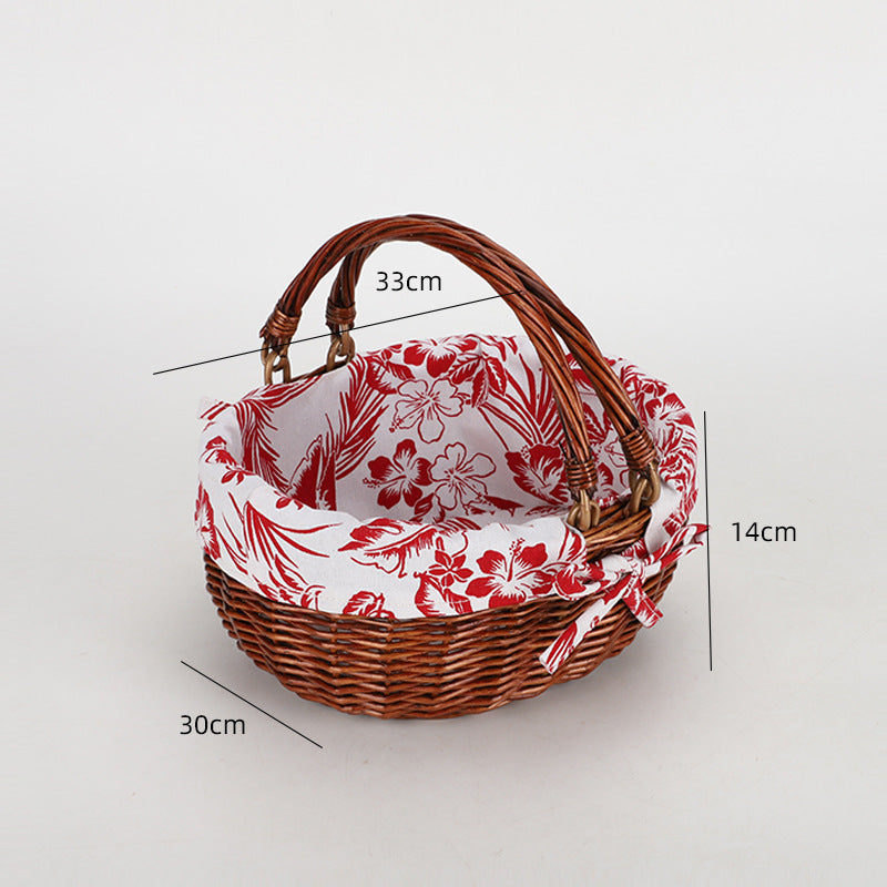Dekorativer Rattan Korb