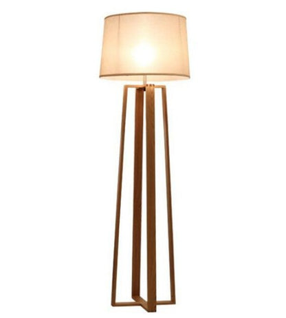 Moderne Holz-Stativ-Stehlampe