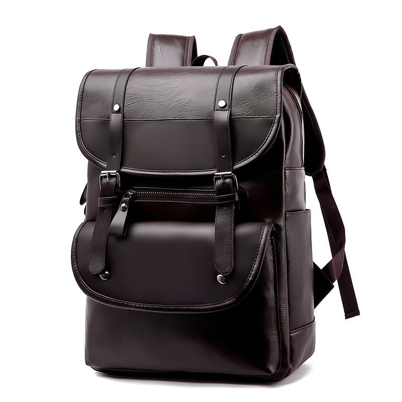 Backpack Aus Hochwertigem Kunstleder Mit Multifunktionalem Fächersystem Brehn