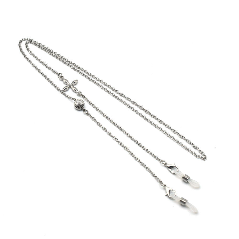 Premium Silber Geschichtete Brillen Kette Brehn