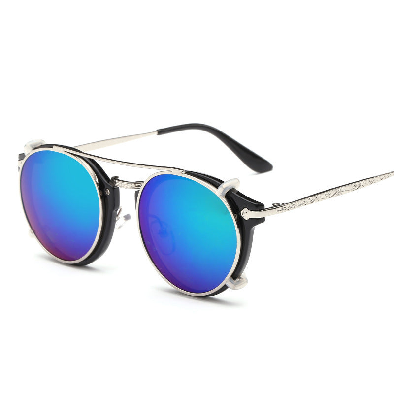 Damen designorientierte Sonnenbrille mit hochwertigem Metallrahmen Brehn