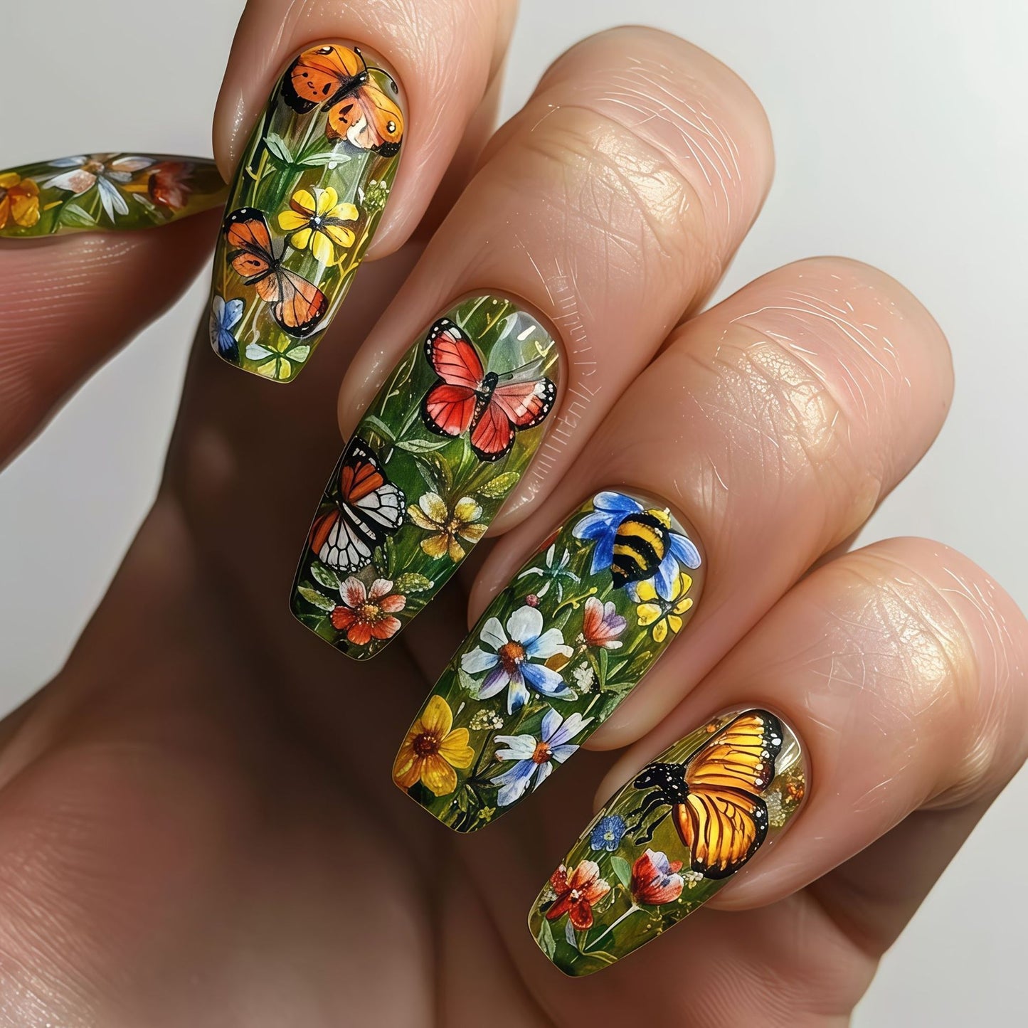 Kunstvolle Nagelverlängerungen mit Eleganten Spitzen Brehn
