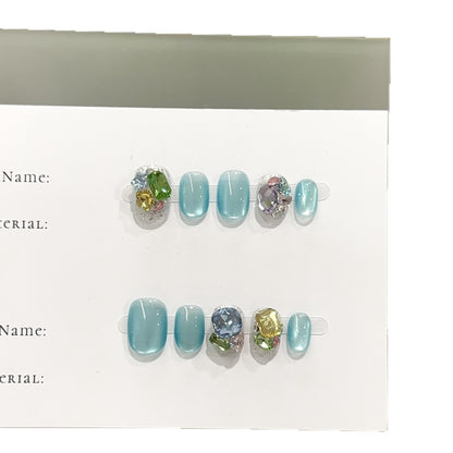 Elegantes dekoratives Nagelkunstset
