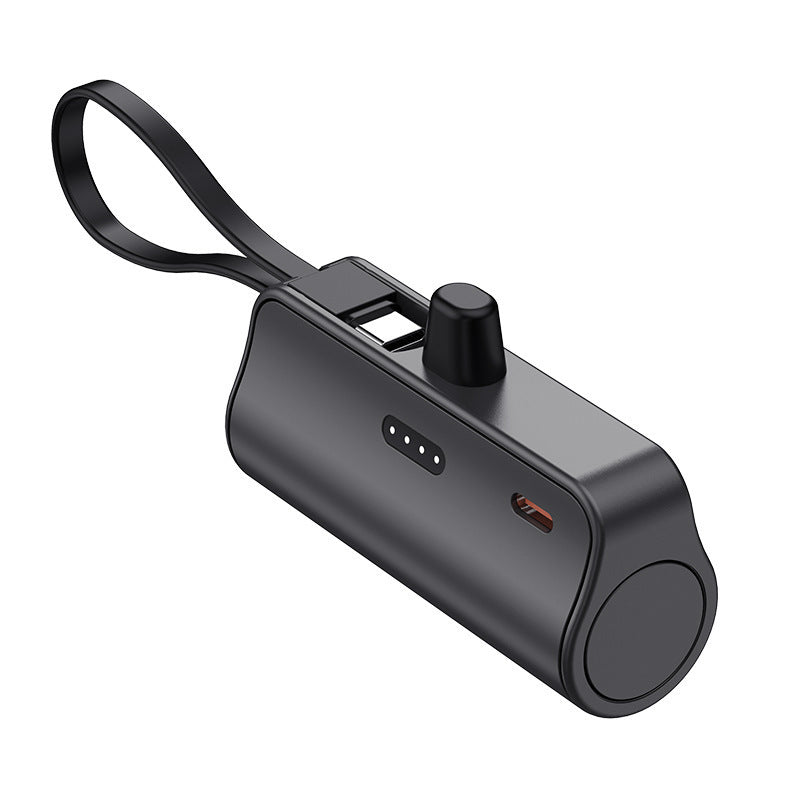 Tragbare Powerbank mit integriertem Ladekabel und kompaktem Design Brehn